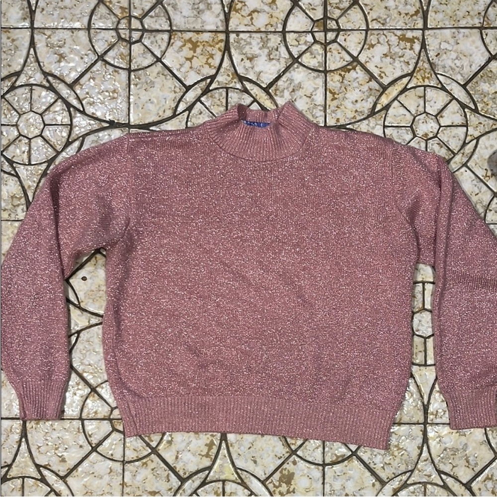 Women’s Sparkly Pink Sweater